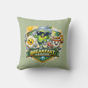 Coussin Badge de la Ligue du Petit Déjeuner