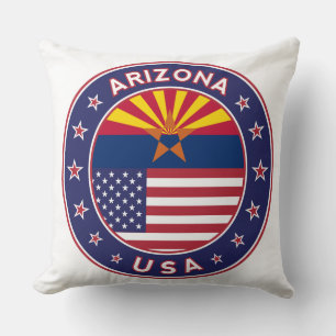 Coussin Badge de l'Arizona