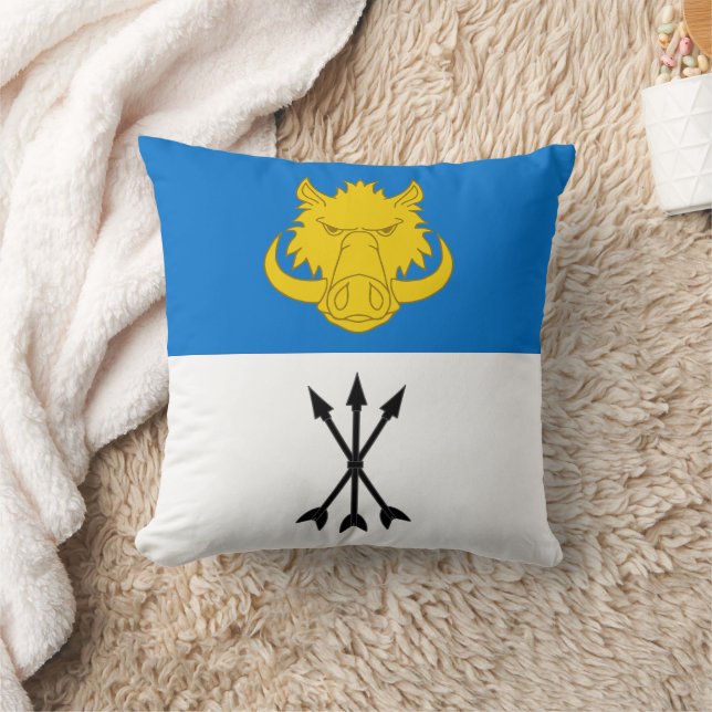 Coussin Badge du canton de Vest Yorvik Populace (Couverture)