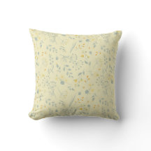 Baies Fleurs sauvages Pastel Gray Jaune