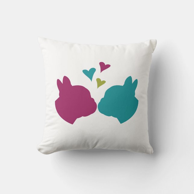 Coussin Baiser de Français (Recto)