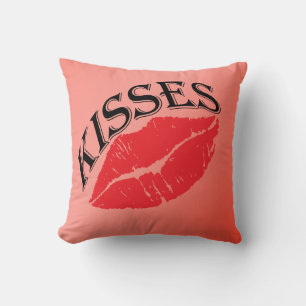 Coussin «Baisers» avec des oreos trempées dans les lèvres