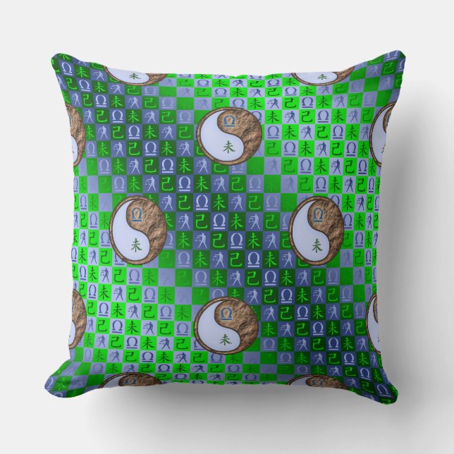 Coussin Balance & Bouc de terre (Recto)