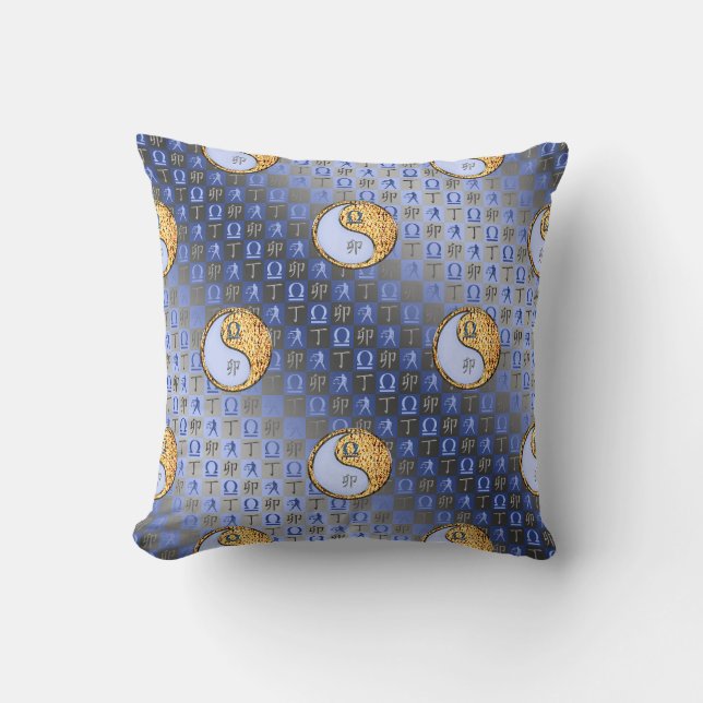 Coussin Balance & Lapin de Feu (Recto)