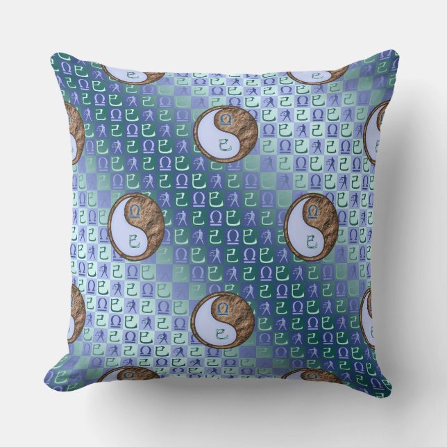 Coussin Balance & Serpent de terre (Recto)