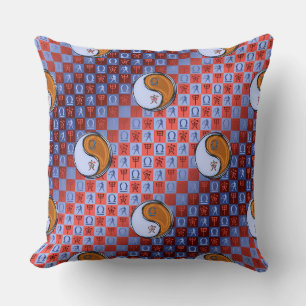 Coussin Balance & Tigre de Bois