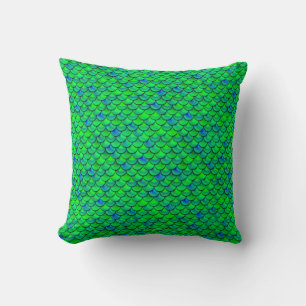 Coussin Balances bleues vertes