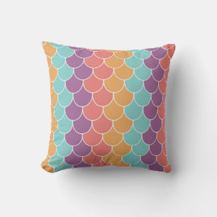 Coussin Balances de sirènes Pastel