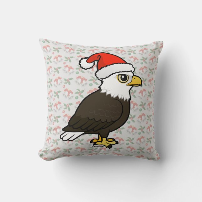 Coussin Bald Eagle Père Noël (Recto)