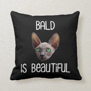 Coussin Bald Est Un Beau Chat Sphynx Sans Cheveux