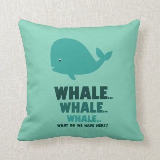 Coussin Baleine, baleine, baleine…