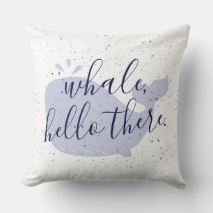 Coussin Baleine Bleue, Bonjour Il Y A Deux Tons D'Oreiller