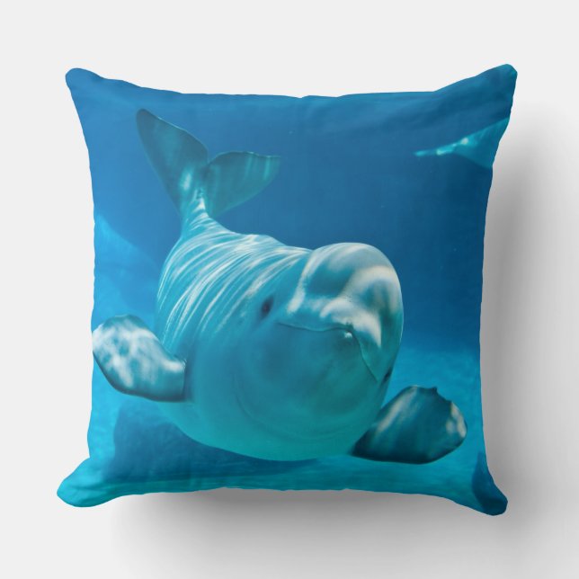 Coussin Baleine de beluga (Recto)