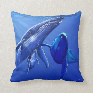 Coussin Baleines de bosse