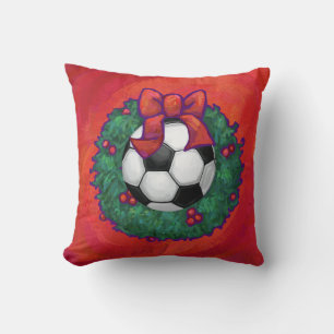 Coussin Balle de football Noël