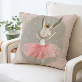 Coussin Ballerina Bunny, Lapin Tutu Rose