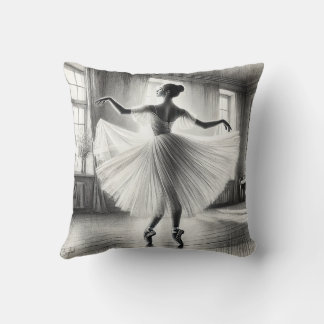 Coussin Ballerina en BW