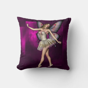 Coussin Ballerina Fairy Artwork D1