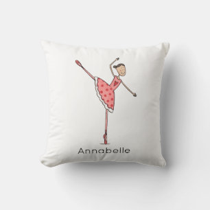 Coussin Ballerine Ballet Danseuse Personnalisée