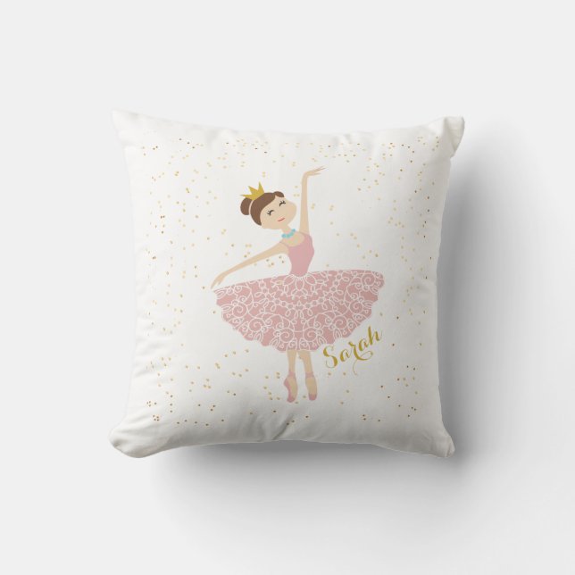 Coussin ballerine personnalisée (Recto)
