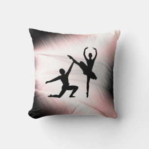 Coussin Ballet Couple Danse Accent rose