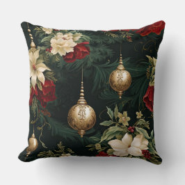 Coussin Ballet ombragé Noël Botanique