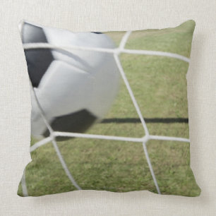 Coussin Ballon de football et but