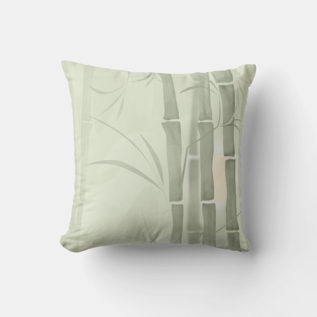 Coussin Bamboo vert (Recto)