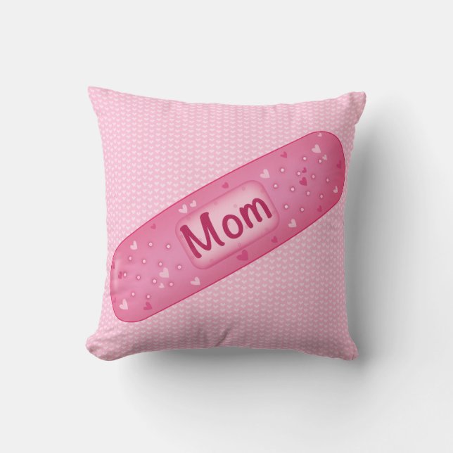 Coussin   Band-aid mom  soft pink Cojín  (Recto)