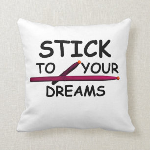 Coussin Bande de musicien de batteur de tambour par le
