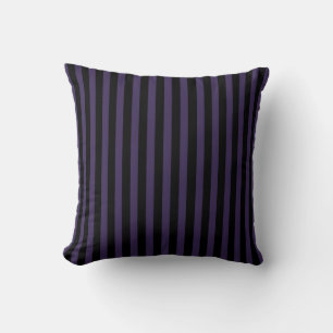 Coussin Bande violette et noire
