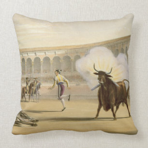 Coussin Banderillas de Fuego, 1865 (litho de couleur)