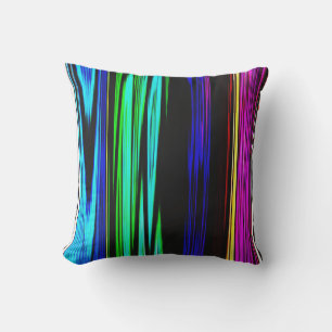 Coussin Bandes Abstraites Colorées 611