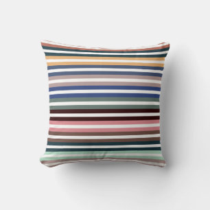 Coussin Bandes colorées