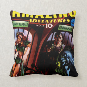Coussin Bandes dessinées rétro Amazing Adventures #2