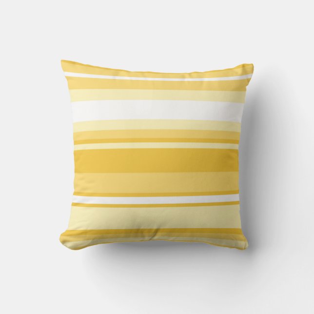Coussin Bandes jaunes (Recto)
