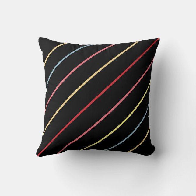 Coussin Bandes minces diagonales (Verso)