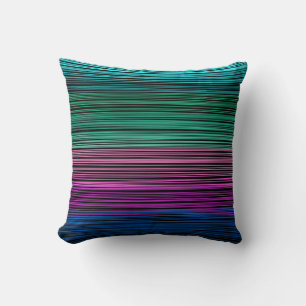 Coussin Bandes multicolores