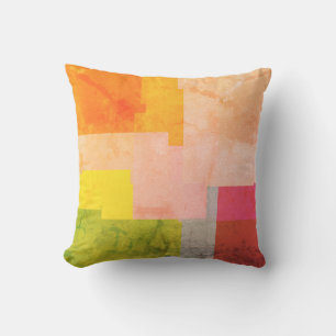 Coussin Bandes multicolores rustiques