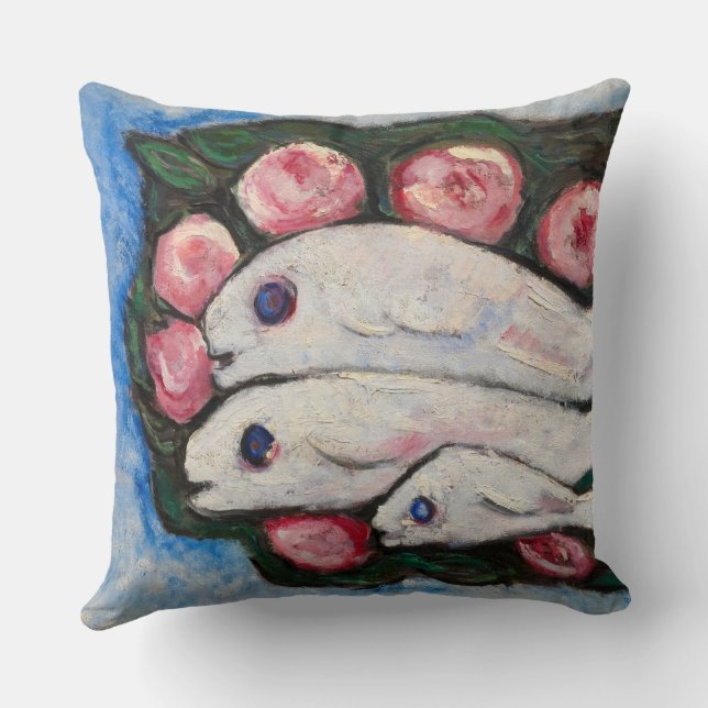 Coussin Banquet en silence, 1935-1936 par Marsden Hartley (Verso)
