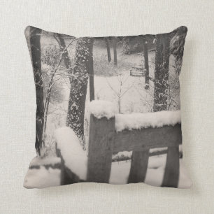 Coussin Banquettes couvertes de neige