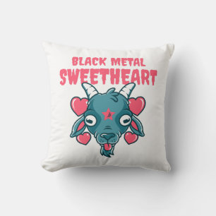 Coussin Baphomet tête de chèvre mignon