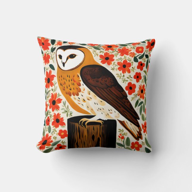 Coussin Barn Owl (Recto)