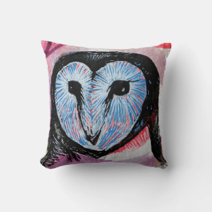 Coussin Barn Owl Art