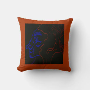 Coussin Baron aux cheveux roux du XVIIIe siècle