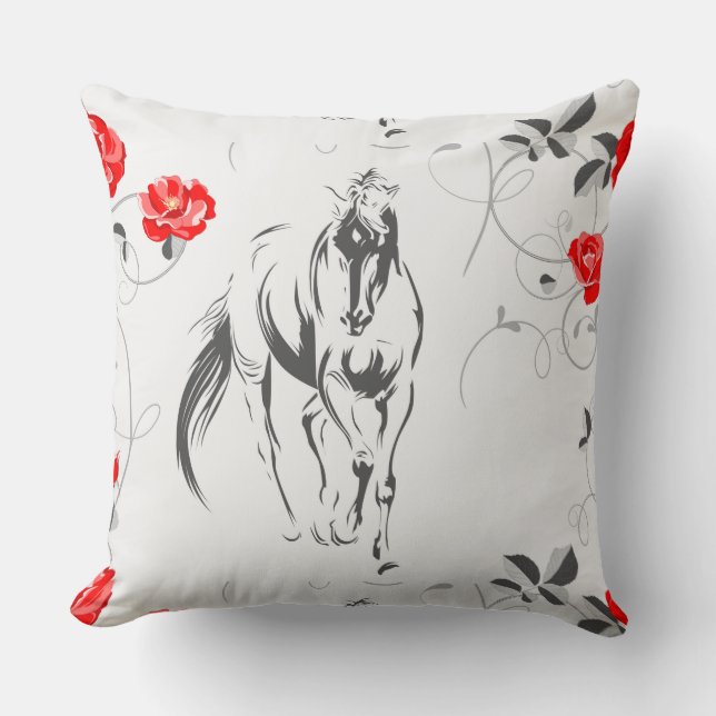 Coussin baroque à cheval (Recto)