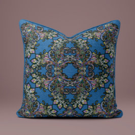 Coussin baroque Splendor en Deep Turquoise