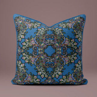 Coussin baroque Splendor en Deep Turquoise