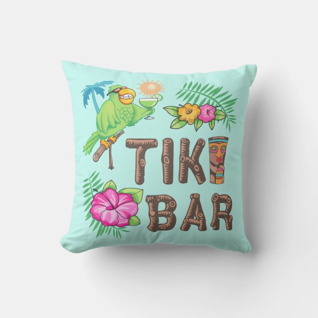 COUSSIN BARRE TROPICALE TIKI (Recto)
