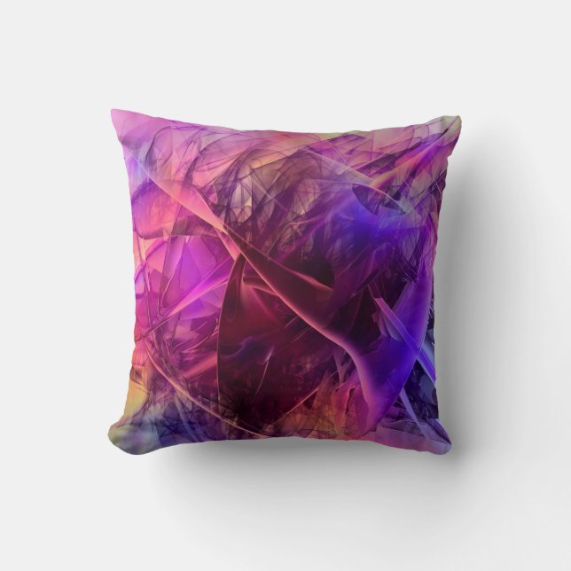 Coussin Barres de verre brillant Spiky Design abstrait (Recto)